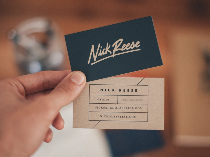 nick reese visitenkarte